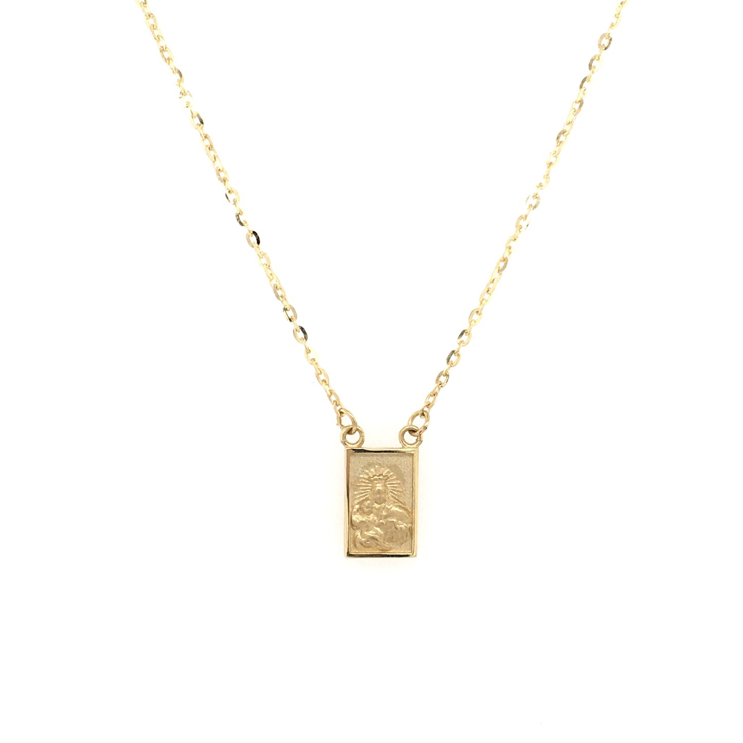 Single Small Scapular Medal Necklace