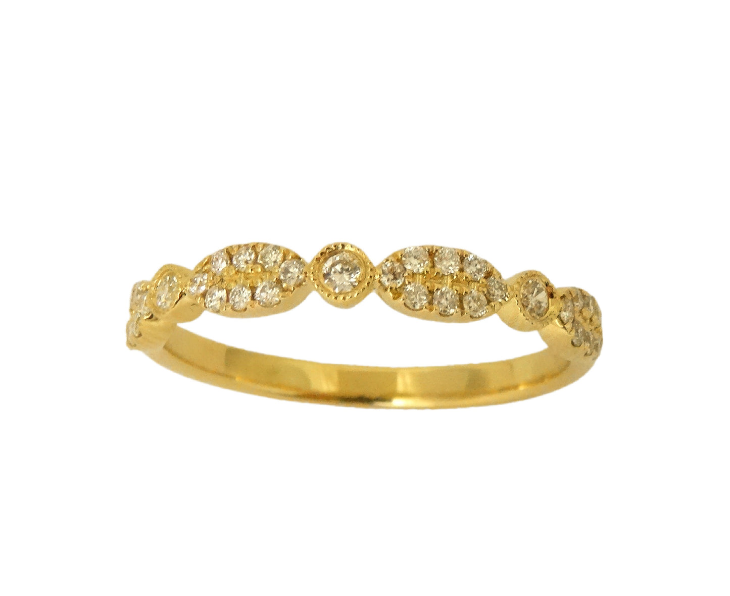 Little Vintage Little Modern 14K Gold Diamond Ring