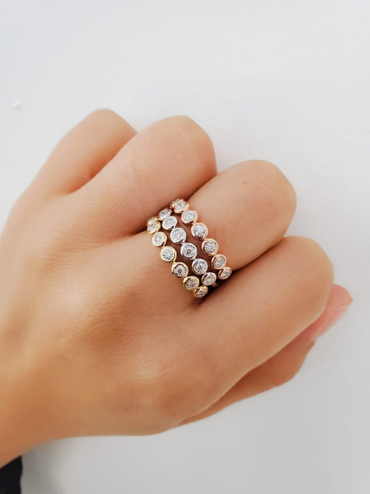 Diamond Band Miraculous Ring