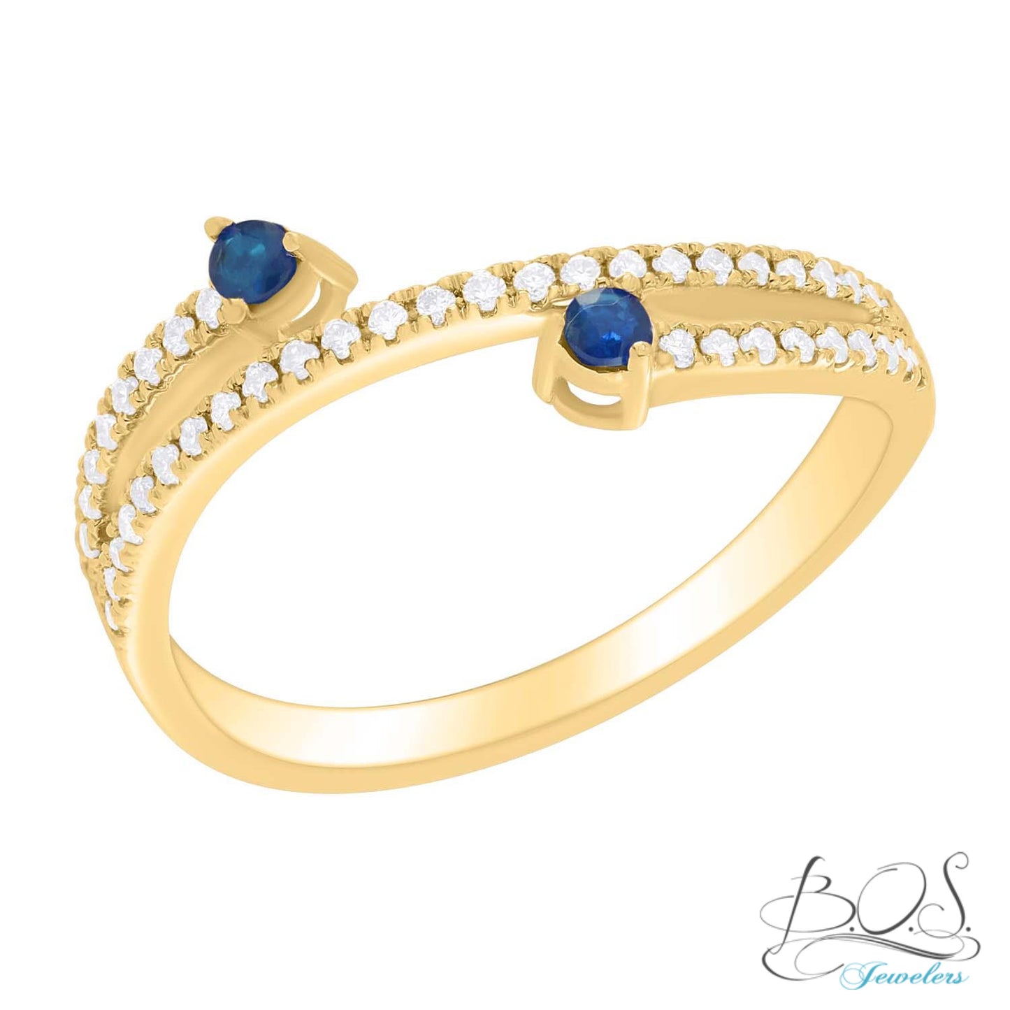 You and Me Precious Gems and Diamond Ring