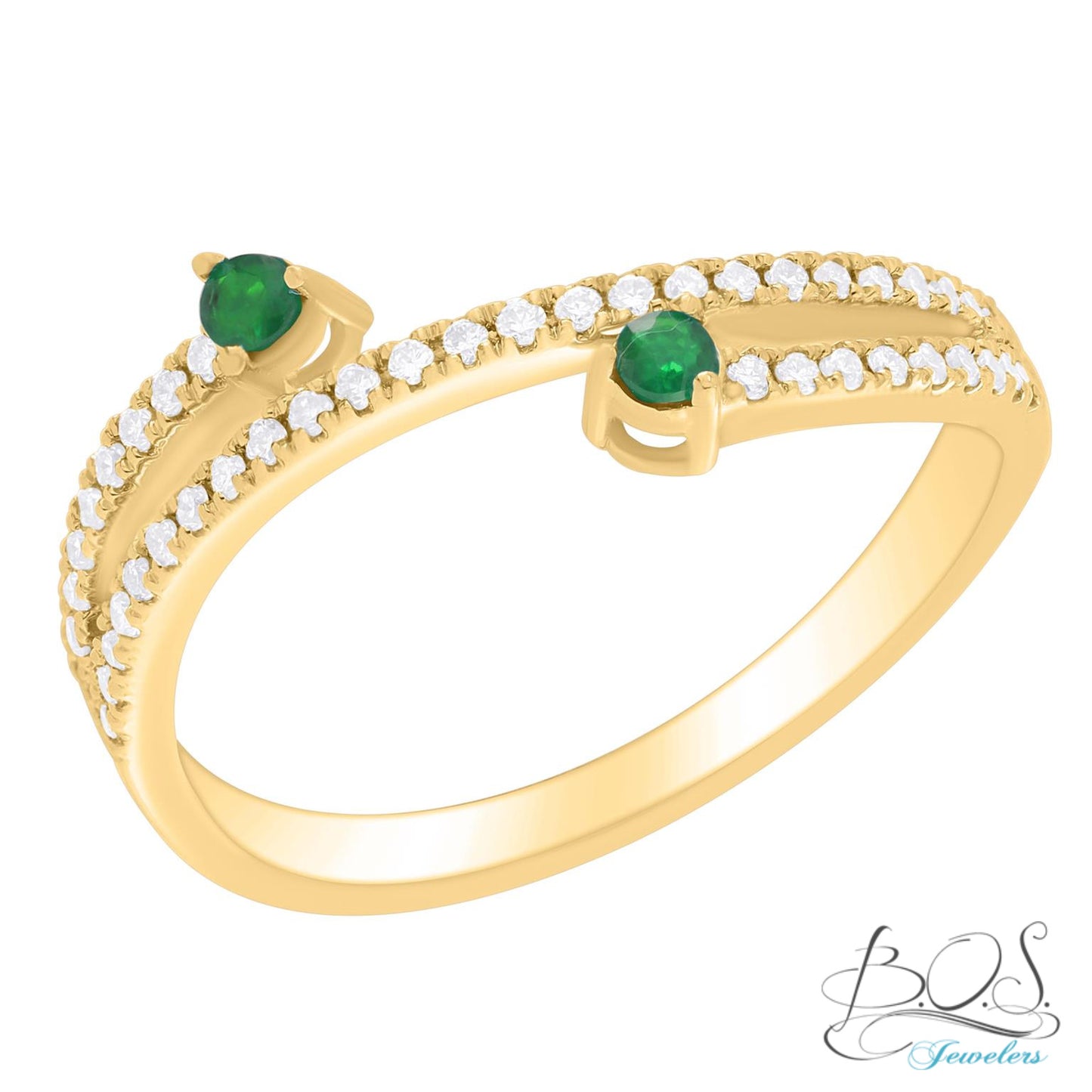 You and Me Precious Gems and Diamond Ring