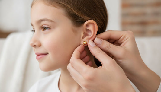 Choosing 14K Gold Earrings for Children: A Guide to Safety and Style