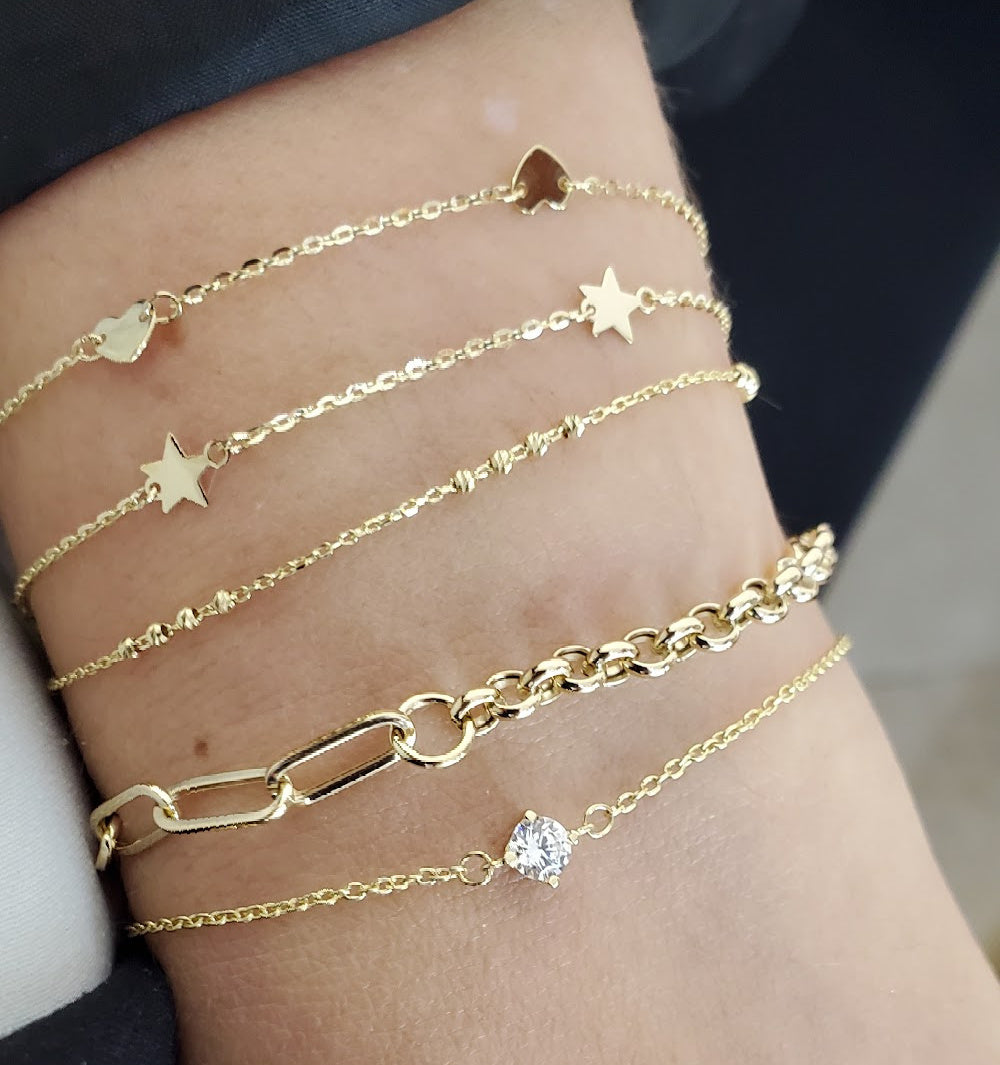 Dainty Multiple Stars Bracelet