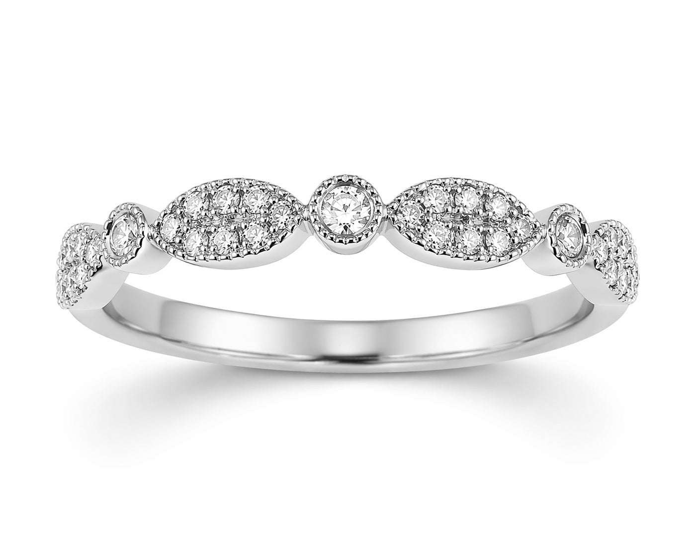 Little Vintage Little Modern 14K Gold Diamond Ring