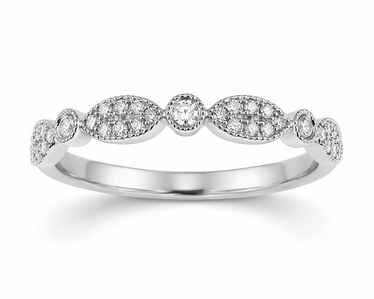 Little Vintage Little Modern 14K Gold Diamond Ring