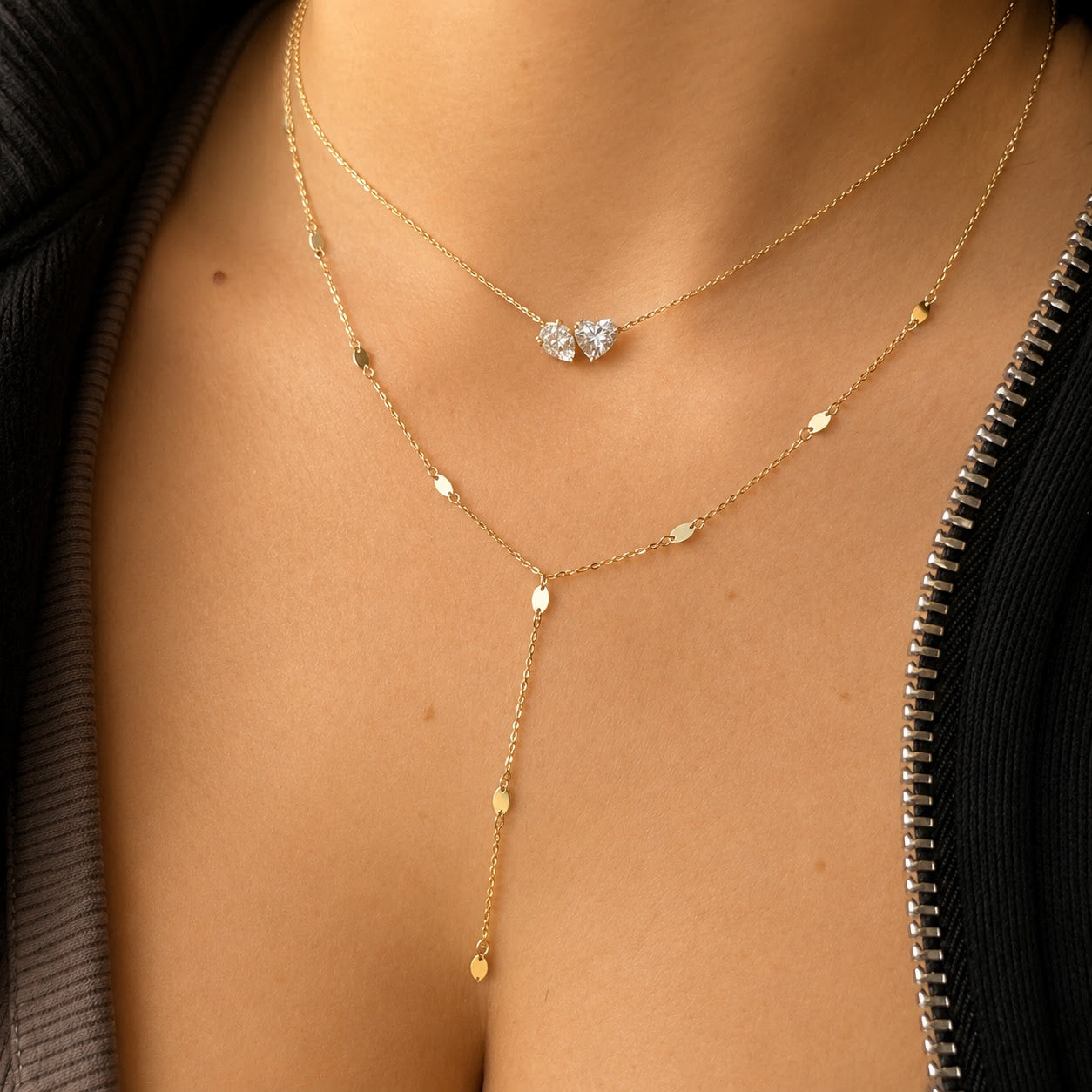 Oval Link Lariat Necklace
