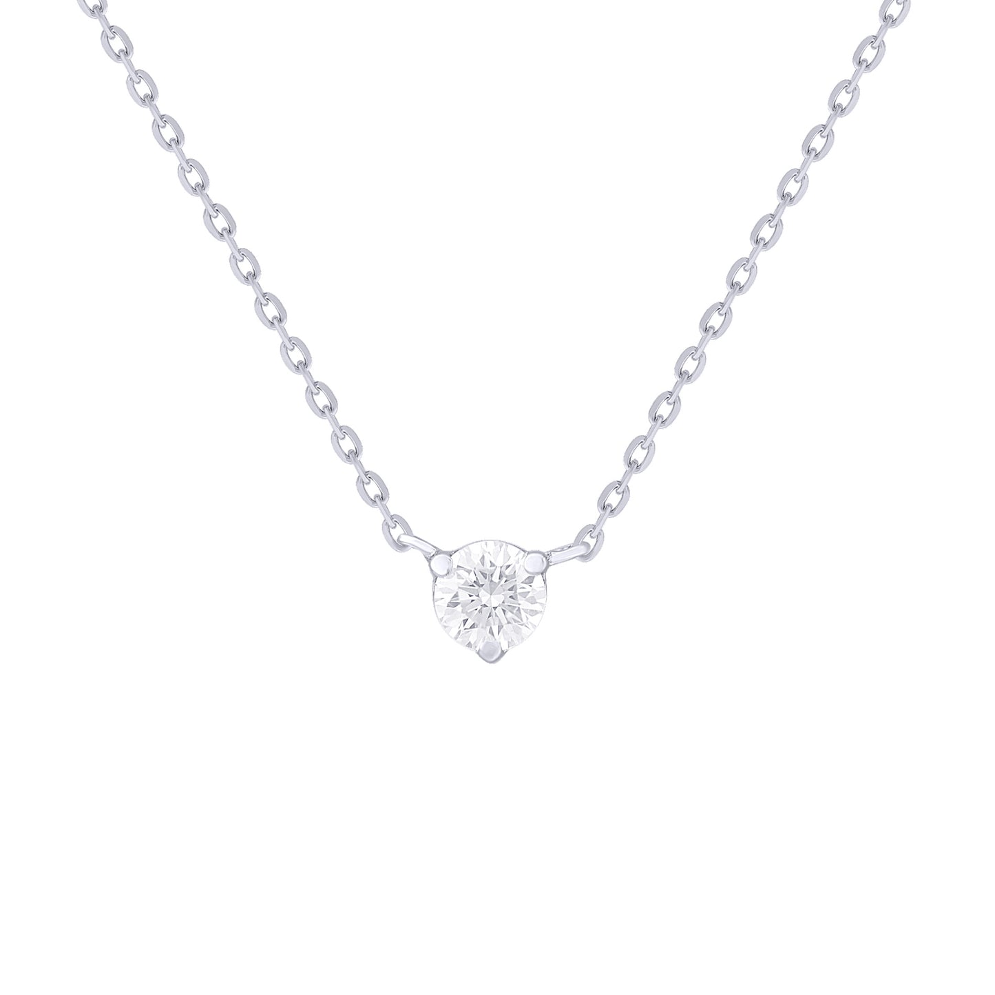 Diamond Solitaire Necklace