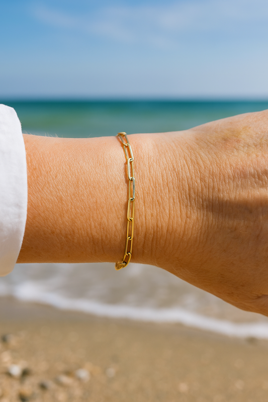 Petite Paperclip Link Bracelet