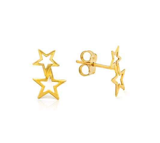 Open Laser Cut Star Earring