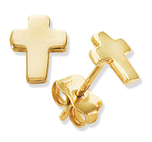 Mini Cross Stud Earrings