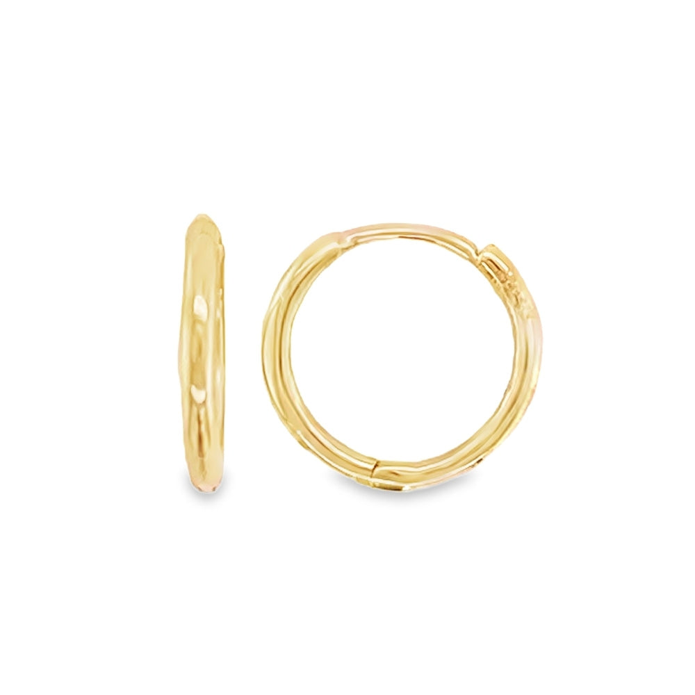 Thin Huggie Hoop Earrings