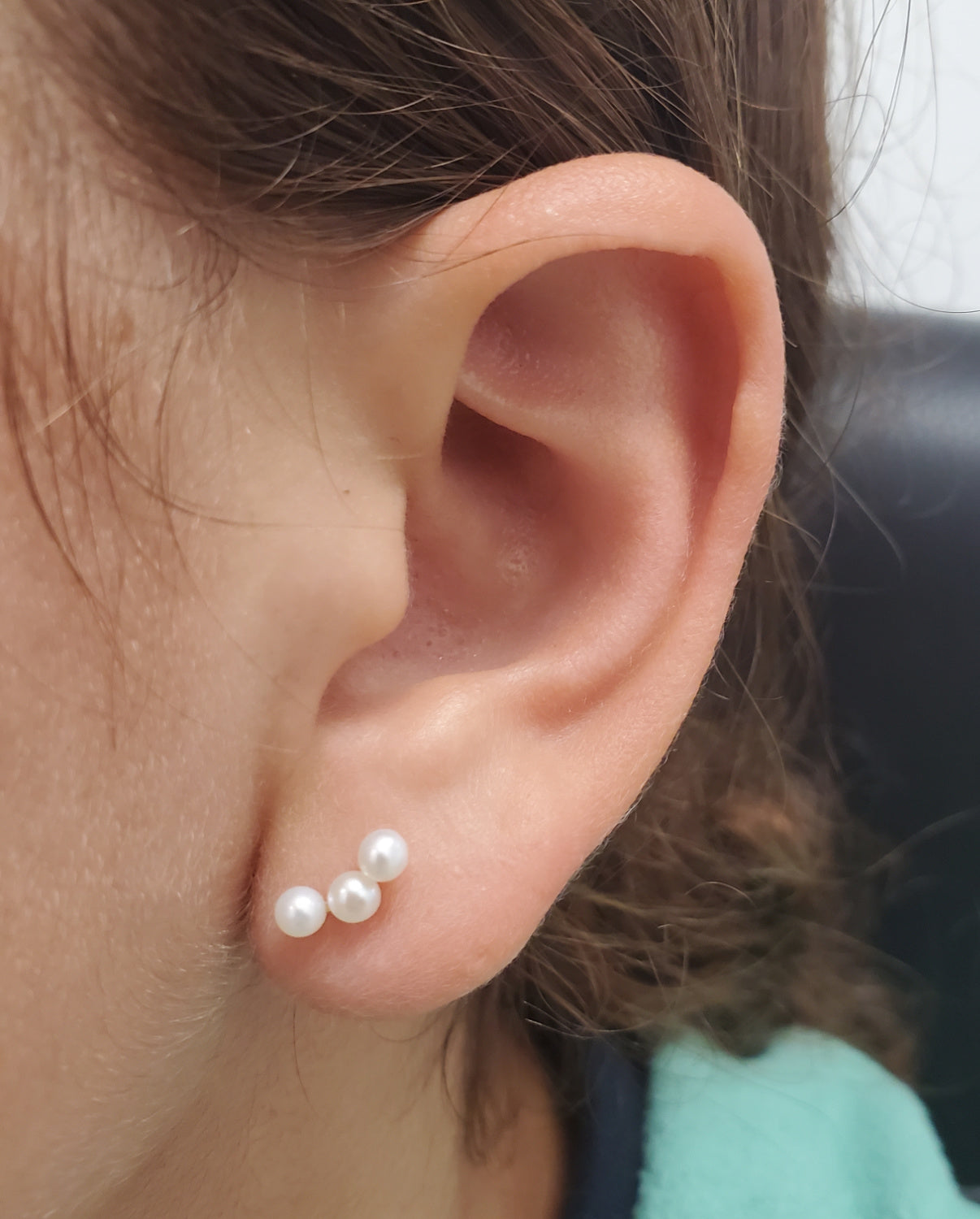 Mini Pearl Crawler Earrings