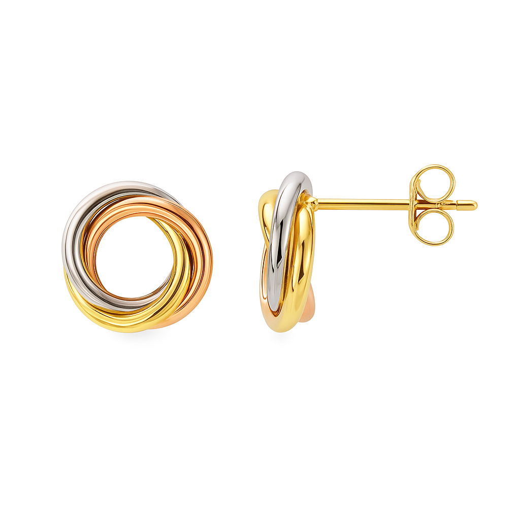 Multicolor Love Knot Earring