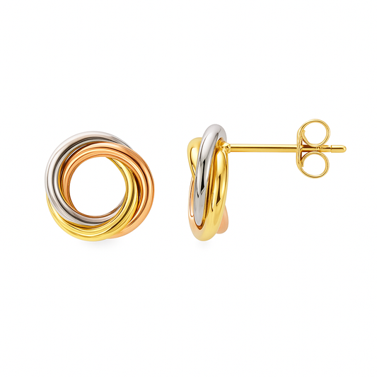 Multicolor Love Knot Earring