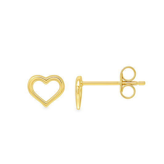 Open Heart Earring