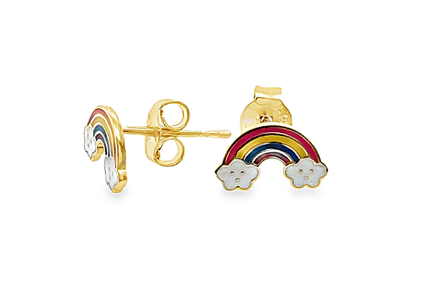 Over The Rainbow Enamel Stud Earrings