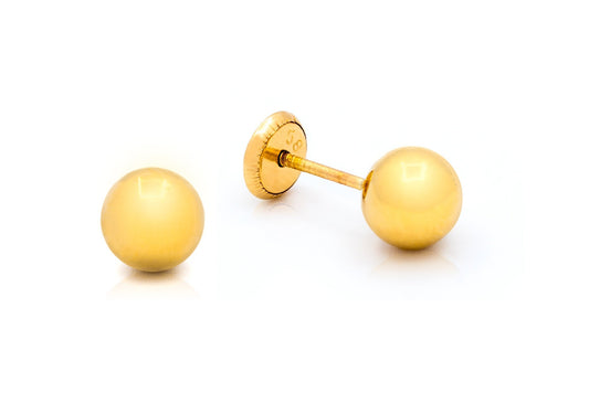 4mm Full Ball Earring