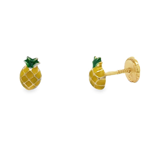 Pineapple Earring Crafted