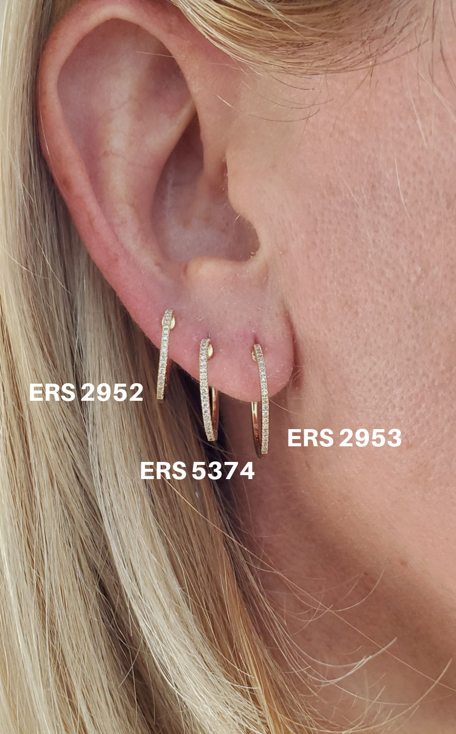 13mm Thin Diamond Huggies