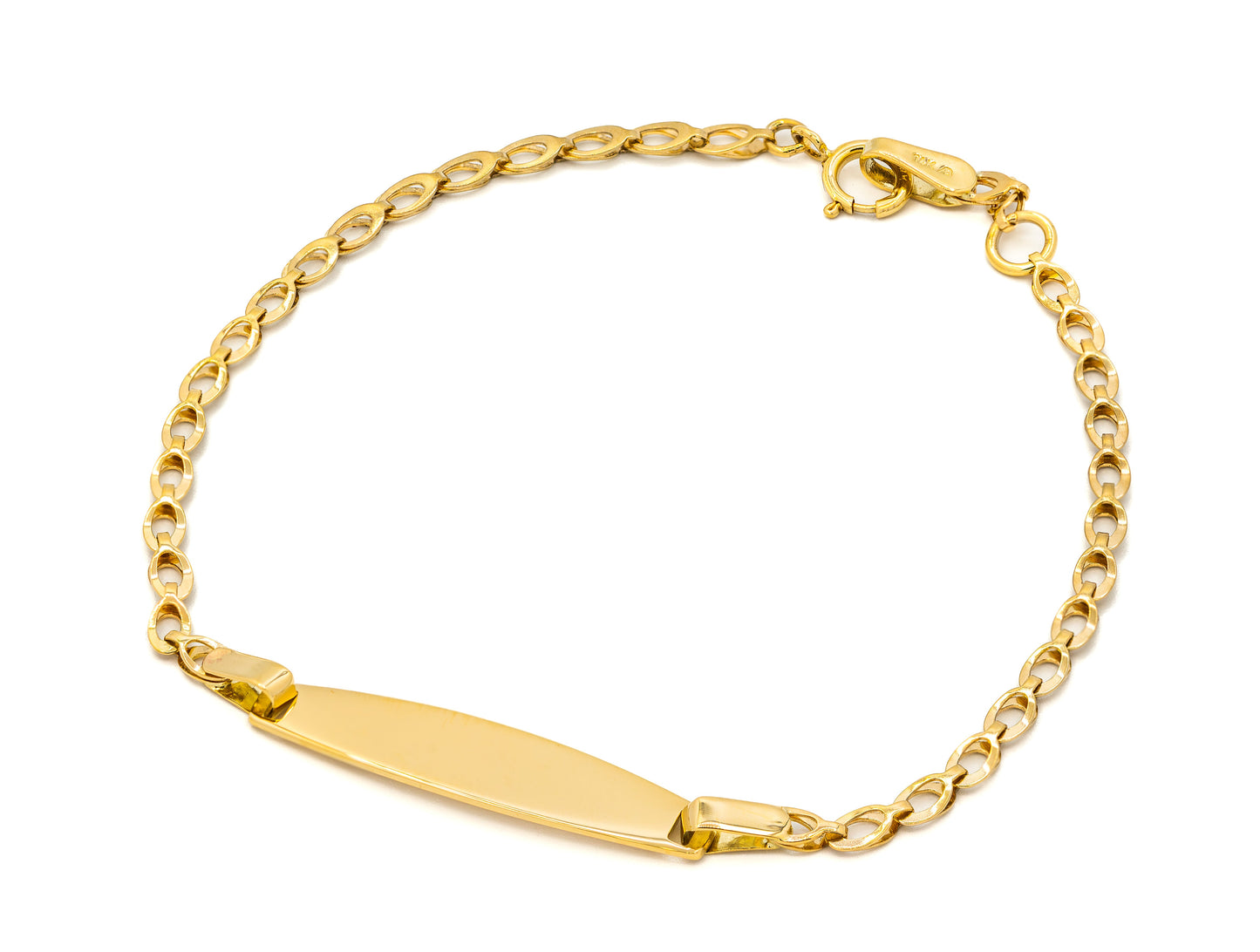 Engravable ID Plate Bracelet