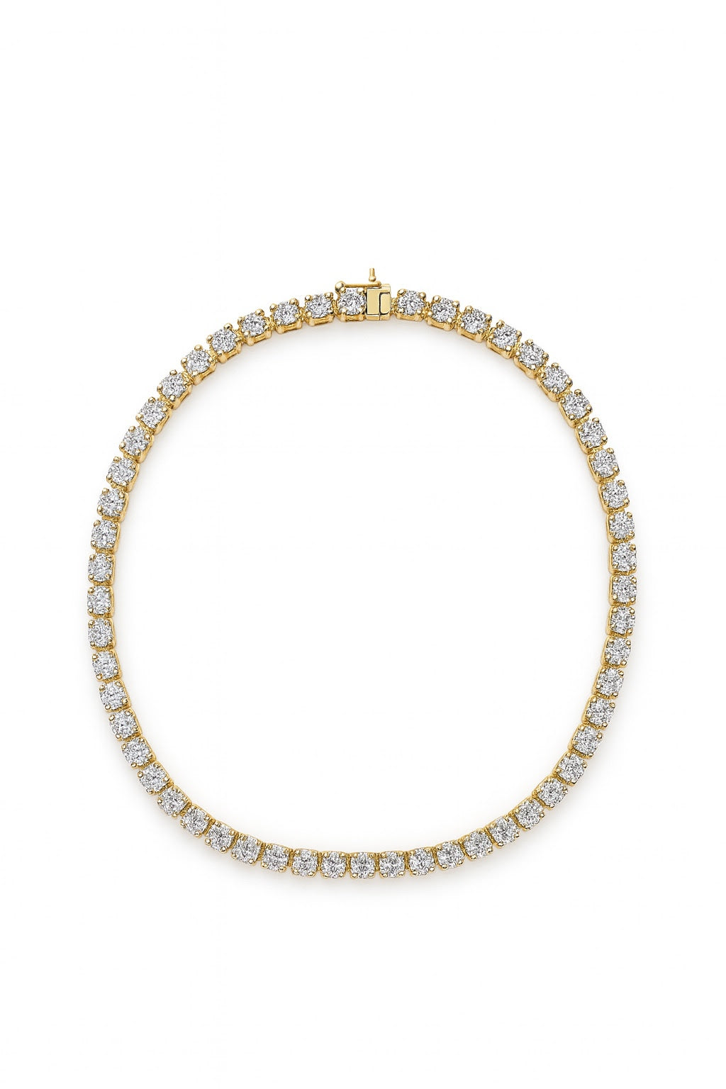 Lab-Grown Diamond Tennis Bracelet