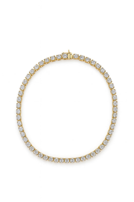 Lab-Grown Diamond Tennis Bracelet