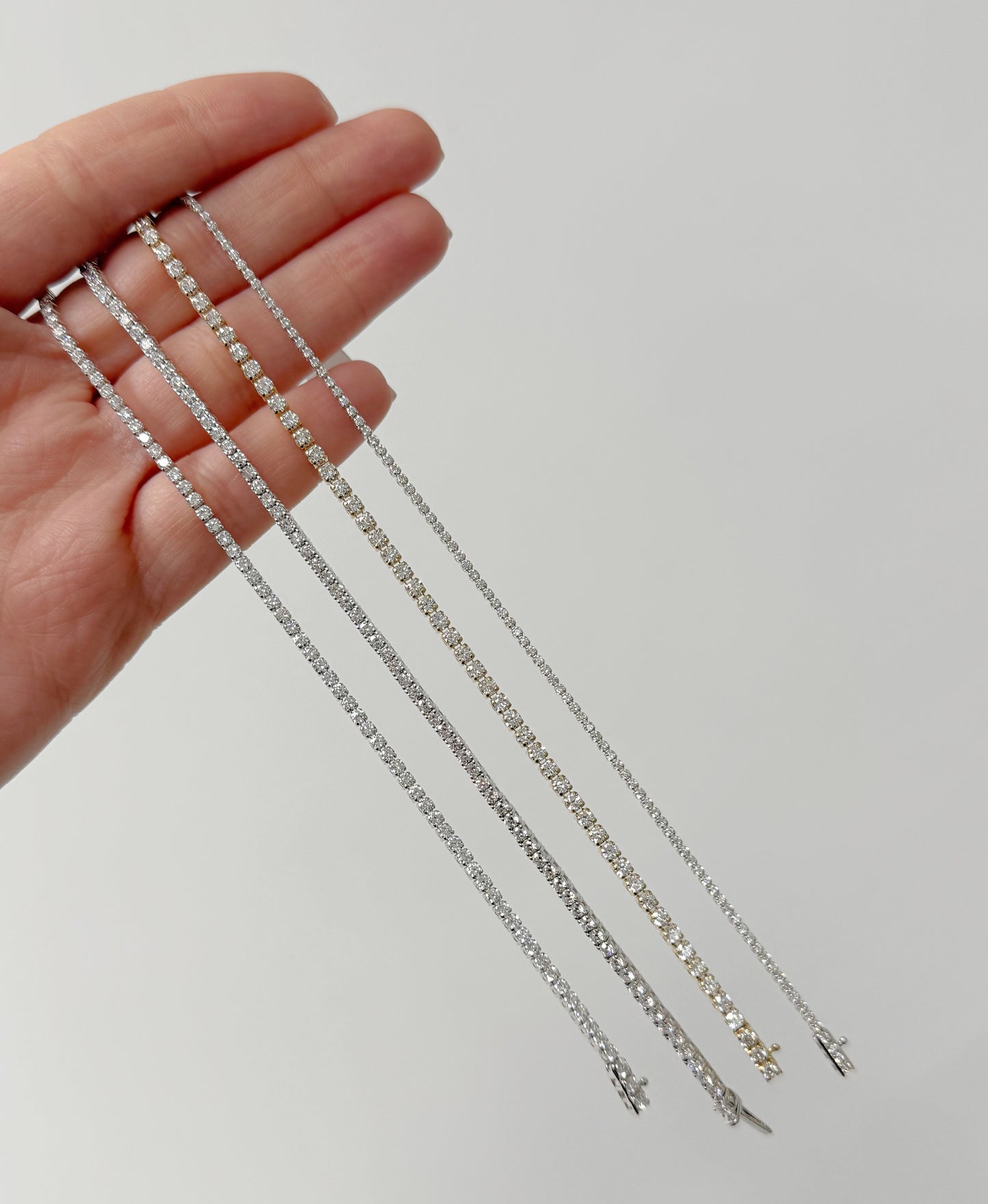 Lab-Grown Diamond Tennis Bracelet