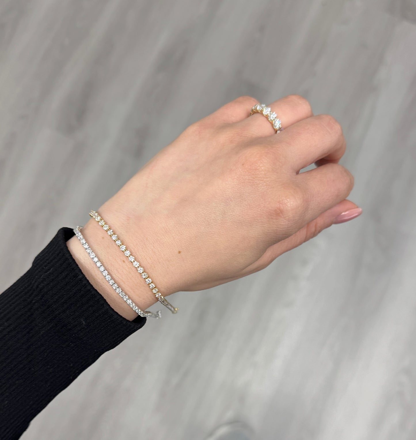 Lab-Grown Diamond Tennis Bracelet