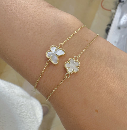 Mother of Pearl Butterfly Bracelet