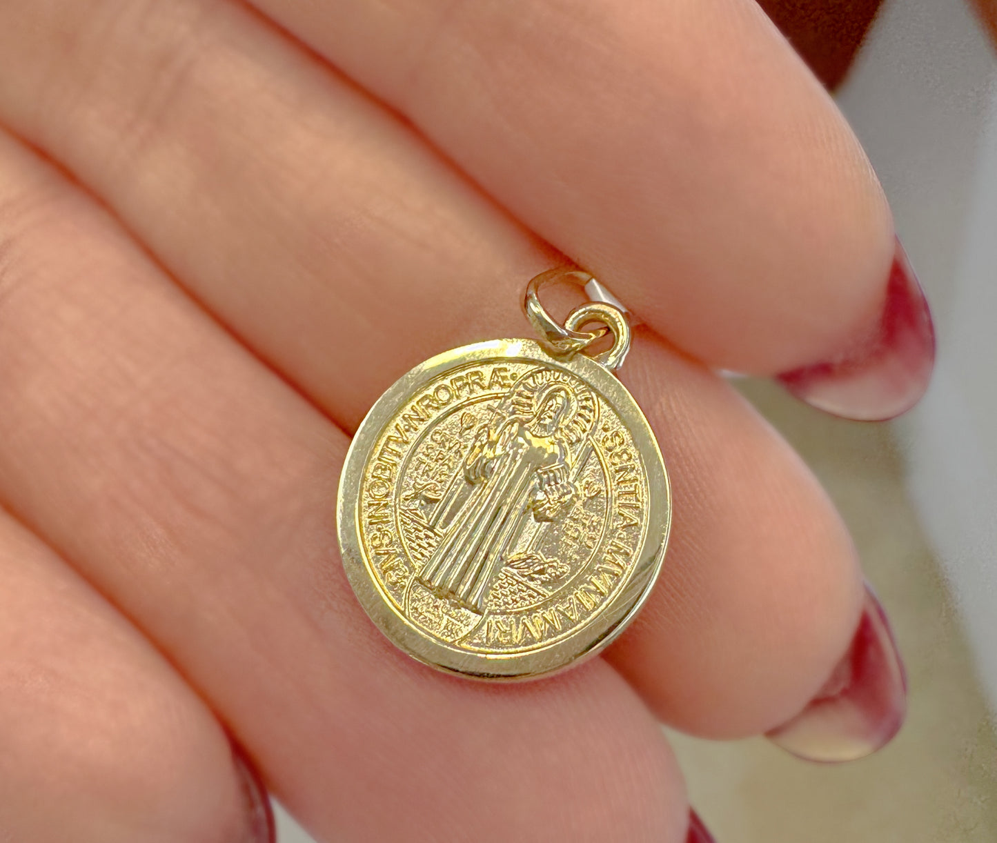 St. Benedict Medal 14.5MM (Semi-Solid)