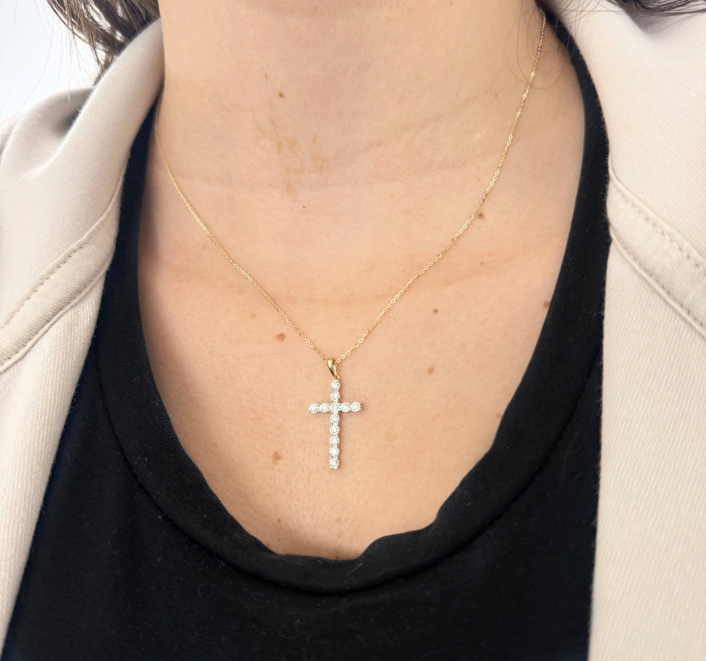 Large Diamond Cross