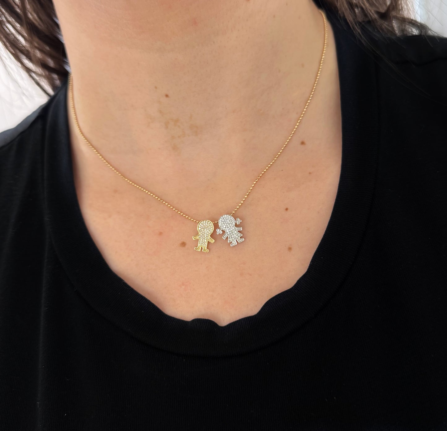 Diamond Boy Pendant 12mm