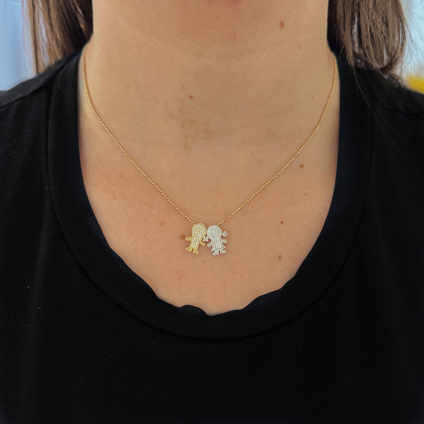 Diamond Boy Pendant 12mm