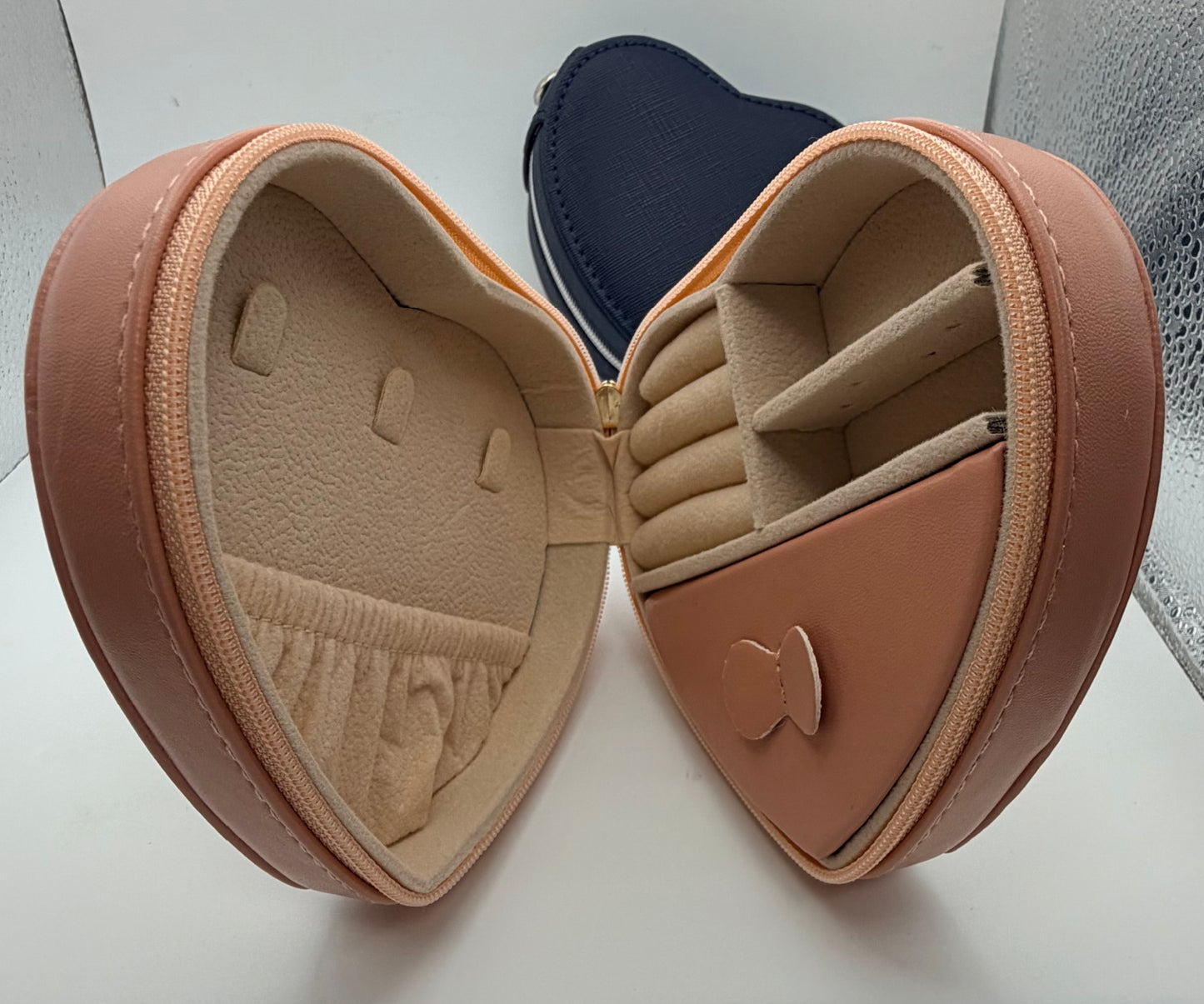 Heart Jewelry Organizer Travel Case