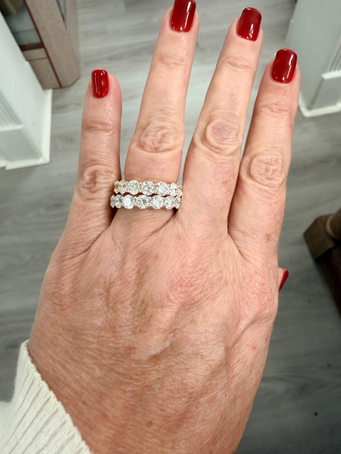 Lab-Grown Diamond Eternity Band Ring 5ct