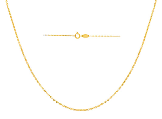 Yellow Gold Cable Chain