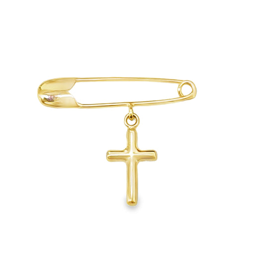 Medium Baby Pin with Cross