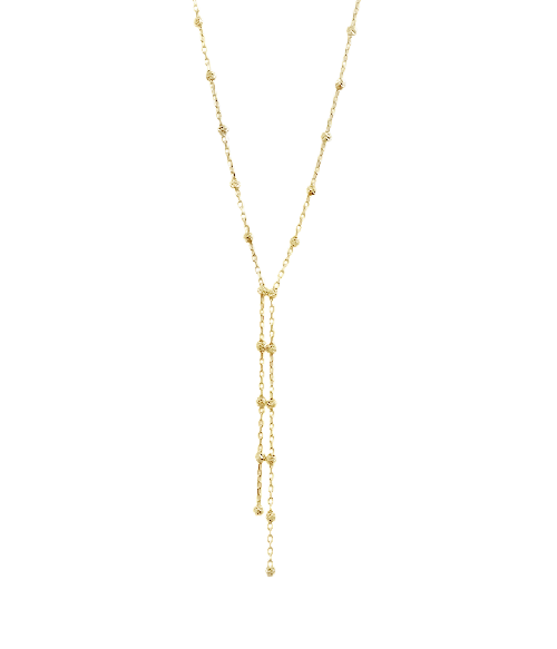 Multibead Lariat  Necklace