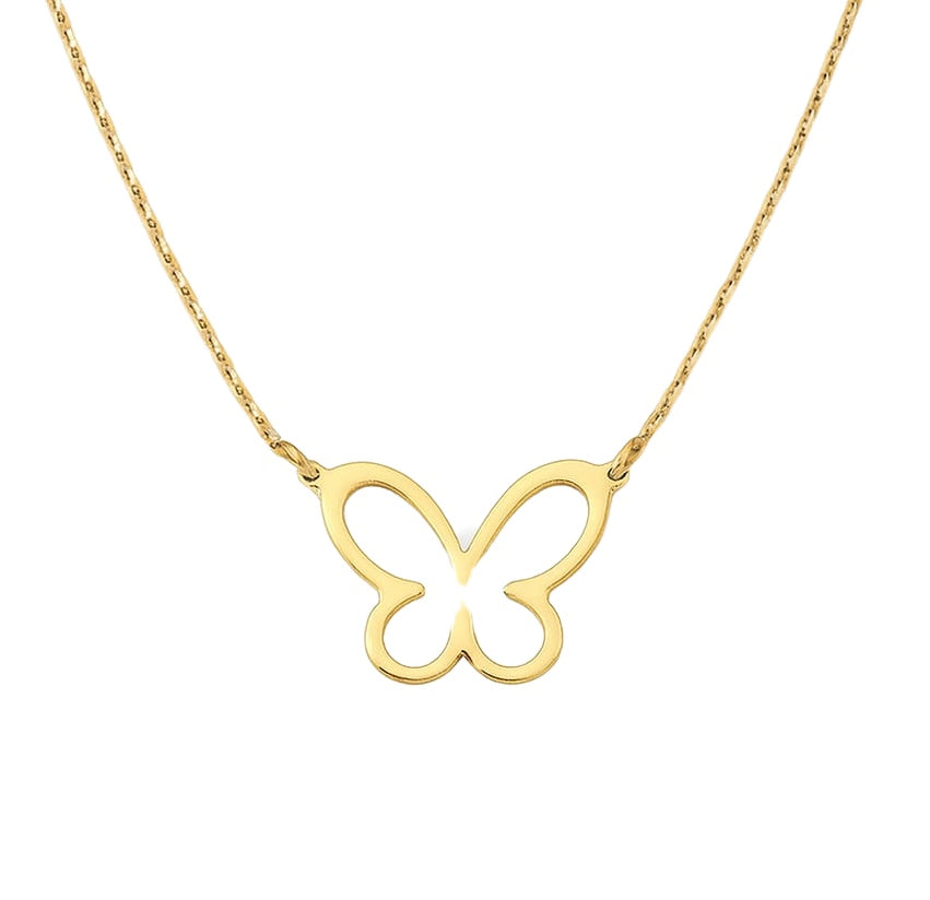 Open Butterfly Necklace