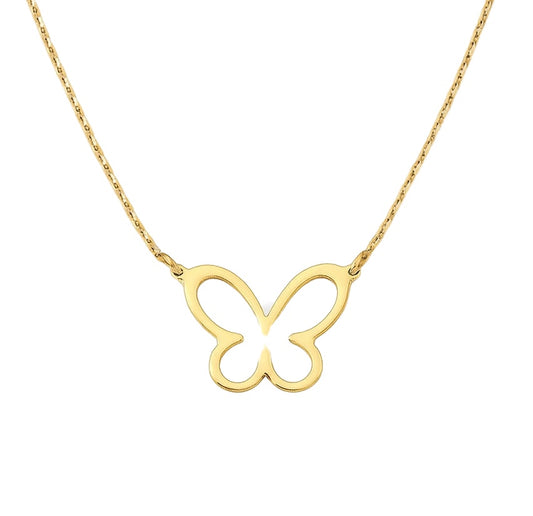 Open Butterfly Necklace