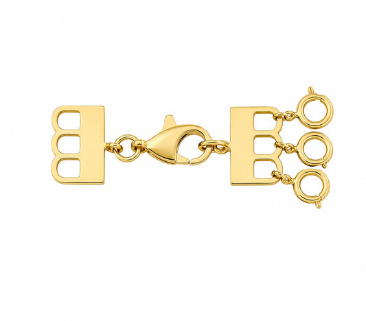Triple Clasp Holder For Three Necklaces