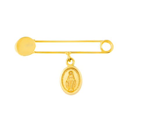 Baby Pin with Miraculous Pendant