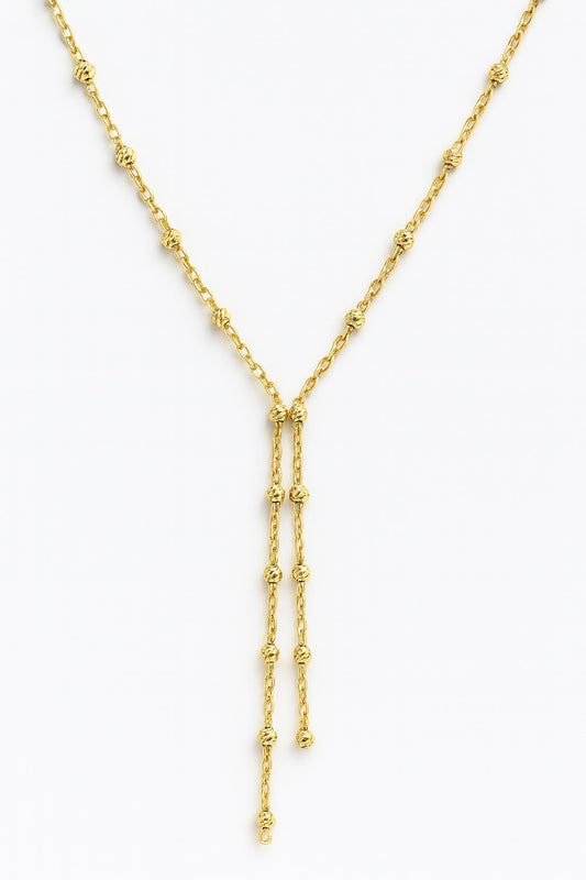Multibead Lariat  Necklace