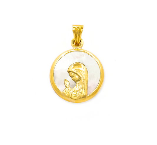 Praying Virgen Mary Medal