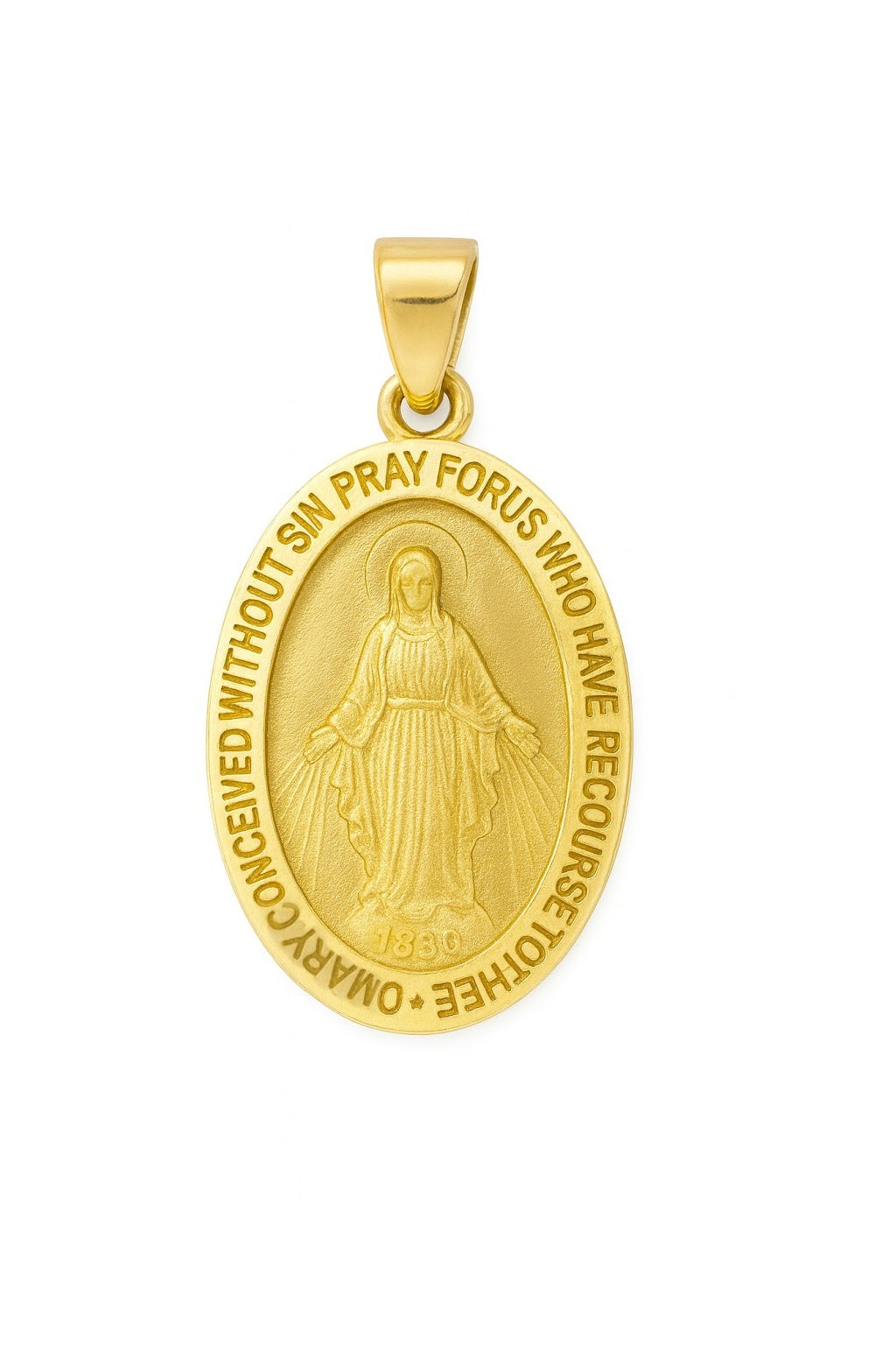 15mm Oval Miraculous Medal