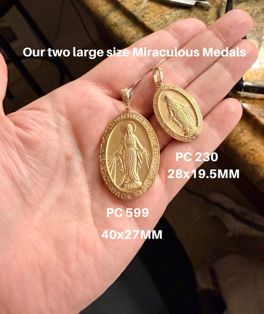 40mm Oval Miraculous Medal