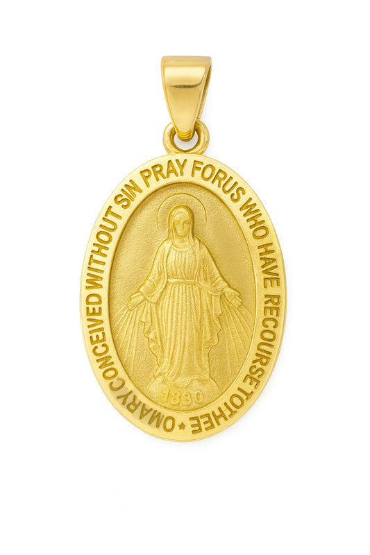 18mm Oval Miraculous Medal
