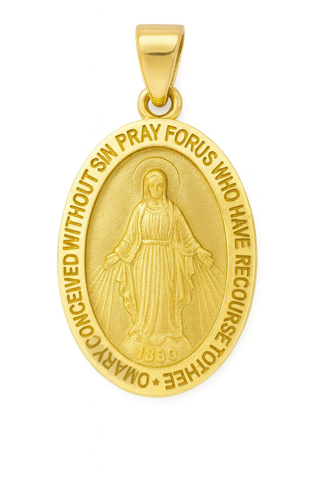 20mm Oval Miraculous Medal