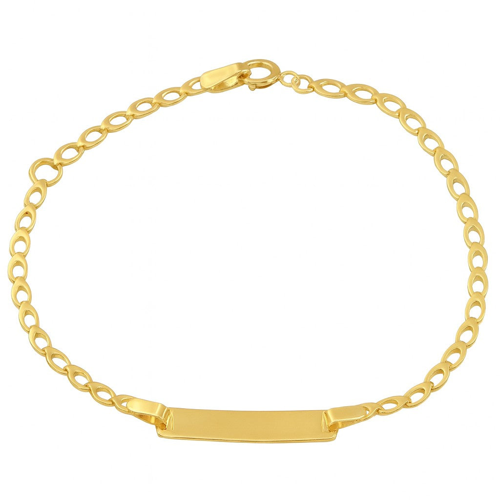 Baby ID Bracelet with Rectangular Plate