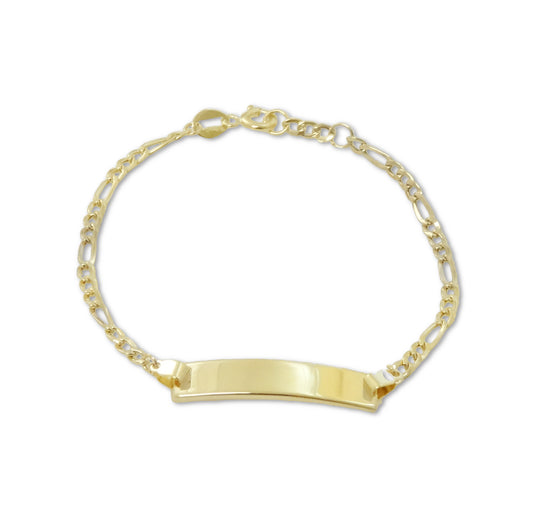 Figaro Link Baby ID Bracelet